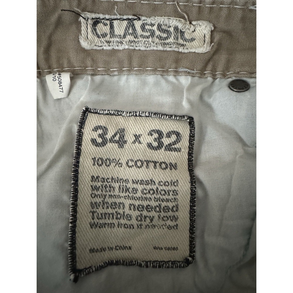 Express Mens 34x31 Jeans Classic Low Rise Boot Cut Kingston Denim *see Note* - Picture 15 of 16